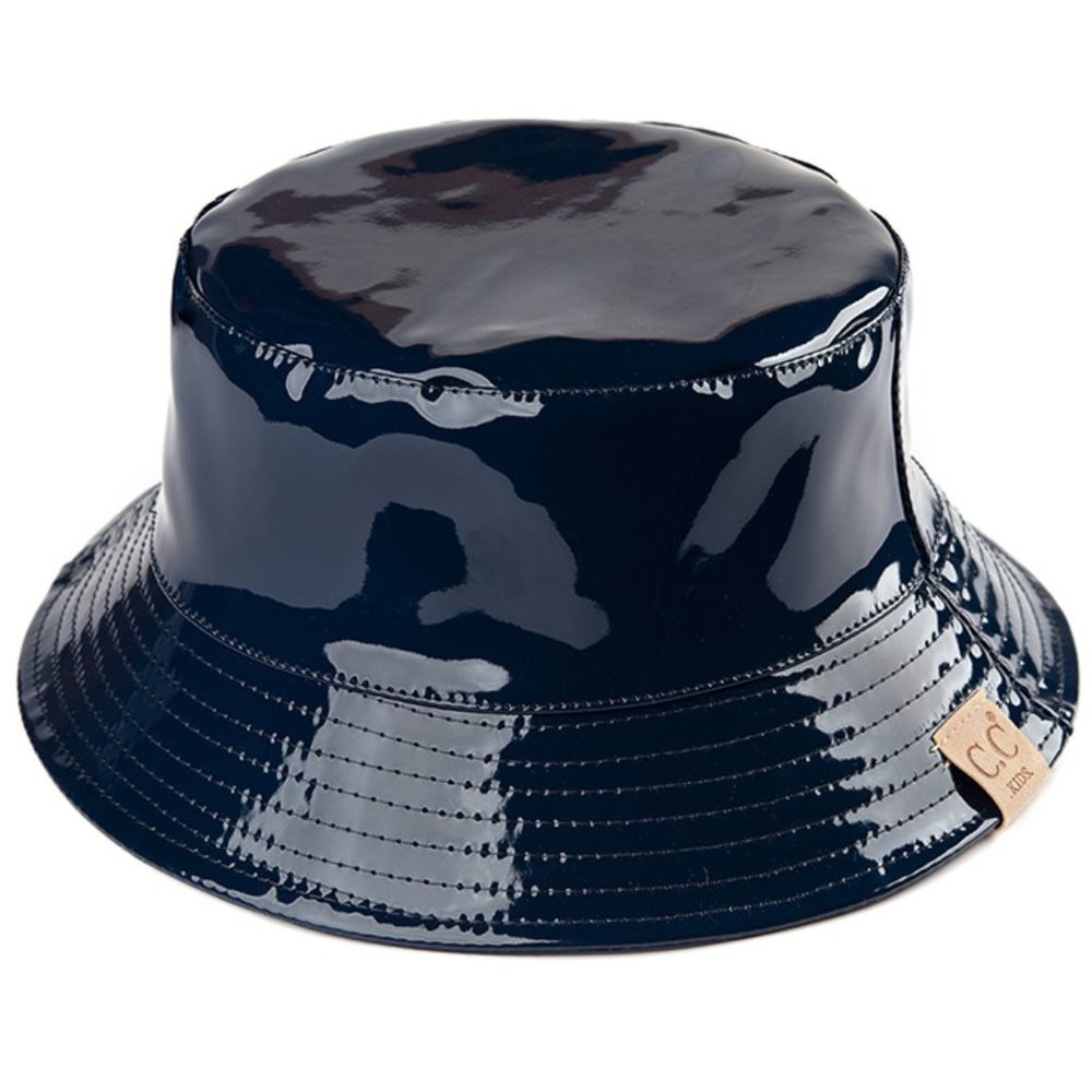 C.C Children Waterproof Shiny Rain Bucket Hat
